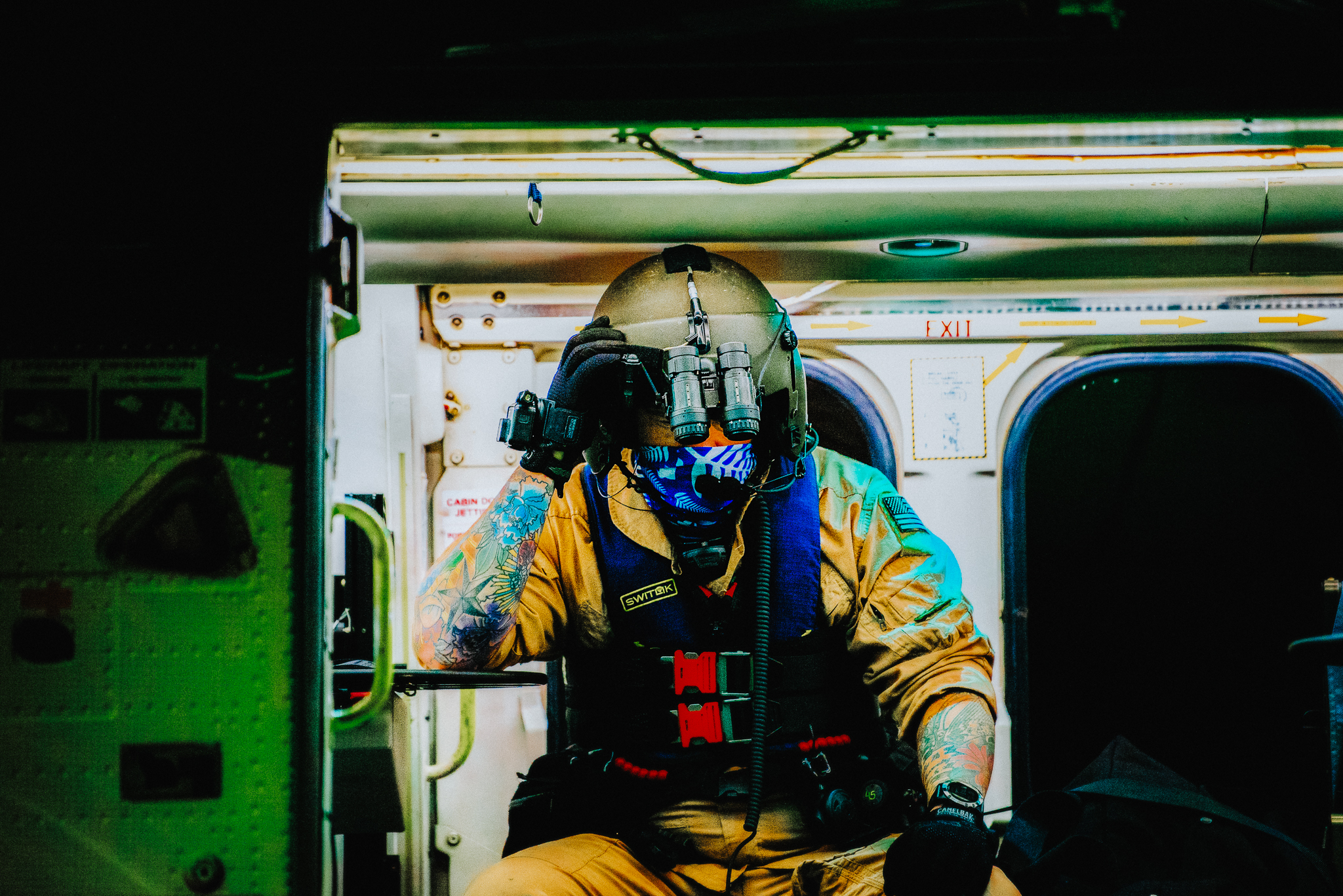 Helicopter deck operations